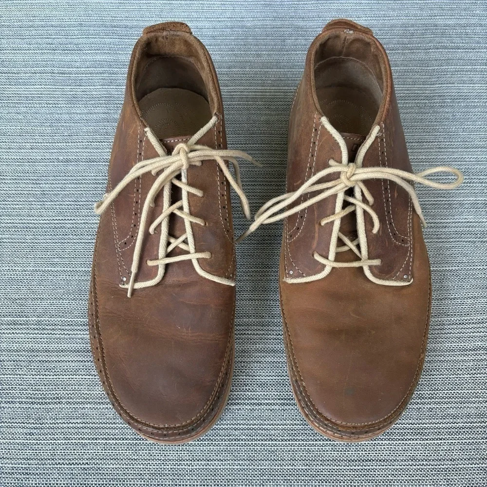 OLUKAI Honolulu Leather Lace Up Chukka Boot Size 8